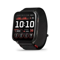 Garmin venu x1 black titanium, black comfortfit nylon band