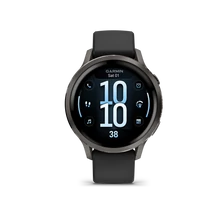 Garmin venu 4 - 41 mm, dark grey, black silicone band