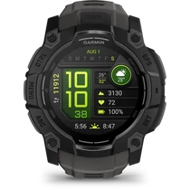 Garmin instinct 3, 50mm amoled, black, grey strap