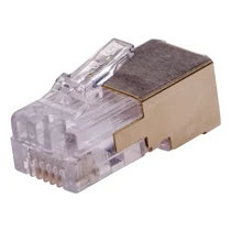RJ12 PLUG SHIELDED 10 PCS .