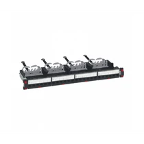 LEGRAND patch panel 19`-1U 24xRJ45 Cat5e árnyékolt (FTP) 6xRJ45 kazettás / LCS3 gyorscsatlakozós portok egyenes 100MHz 1G Legrand