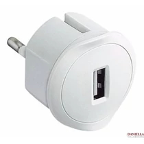 LEGRAND USB-s csatlakozódugó 1,5A - 5V, fehér Legrand