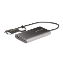 STARTECH Adapter USB-C to Dual HDMI vagy USB-C / A to 2xHDMI 4K 60Hz, 30cm kábel STARTECH