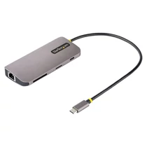 STARTECH USB-C Multiport Adapter, 1xHDMI, 3xUSB 3.2, 1xSD, 1xLAN, 1xMicroSD, 1xUSB-C, 30cm kábel STARTECH