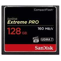 SANDISK 123845, CF EXTREME PRO KÁRTYA 128GB, 160MB / S SanDisk