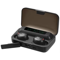 SANDBERG Füllhallgató, Bluetooth Earbuds + Powerbank Sandberg