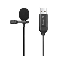 SANDBERG Mikrofon, Streamer USB Clip Microphone Sandberg