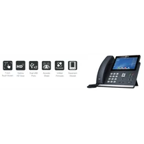 YEALINK Telefon - SIP-T48U VoIP 16 vonalas LCD Érintőképernyős, Wi-Fi, 2xUSB, POE YEALINK