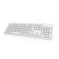 HAMA 182680, BILLENTYŰZET "KC-200", FEHÉR, USB HAMA