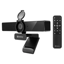SANDBERG Webcam Pro Remote 4K, dual noise reduction, USB-A / USB-C, auto focus, auto light adjust, 5 év garancia Sandberg