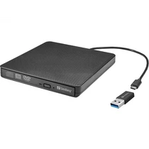 SANDBERG Külső meghajtó, USB-C / A DVD Drive Sandberg