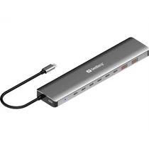SANDBERG USB-C to 8xUSB-C + 2xUSB-A 100W Sandberg