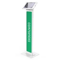 GALAXY TAB A9+ 11IN FLOOR STAND APEX ENCLOSURE BRANDME WHITE