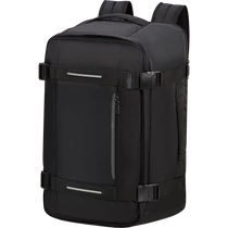 AMERICAN TOURISTER 151304-0423 URBAN TRACK TRAVEL BACKPACK ASPHALT BLACK, Hátizsák, Fekete American Tourister