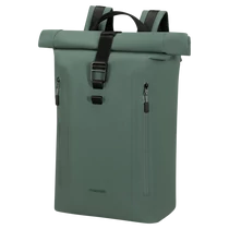 SAMSONITE Notebook hátizsák 151792-1388, ROLLTOP BACKPACK 15.6" GREEN -COATIFY BIZ Samsonite
