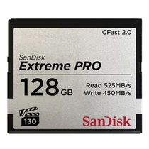 SANDISK 173408, CFAST EXTREME PRO KÁRTYA, 128GB, 525MB / SEC. SanDisk