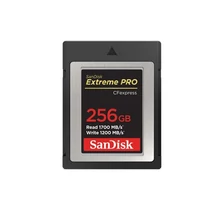 SANDISK 186486, CFEXPRESS EXTREME PRO® KÁRTYA 256GB, Type B, 1700MB / s, 1200MB / s, SanDisk