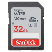 SANDISK 186496, SDHC ULTRA KÁRTYA 32GB, 120MB / s, CL10, UHS-I