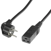 APPARATUS CONNECTION CABLE IEC320 C14/C13 GREEN 3M