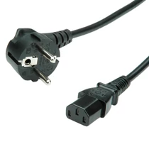 POWER CABLE STRAIGHT IEC-BU 60CM BLACK