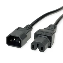 POWER CABLE IEC C14-C15 ST/BU 0 5M