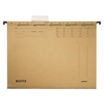 LEITZ Függőmappa, karton, A4,"Alpha Standard", natúr Leitz