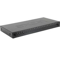 EXCEL Optikai Patch Panel 1U MM ST 24 port, 4 ST toldóval töltve Excel