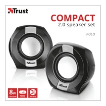 TRUST 2.0-ás hangszórókészlet 20943 (Polo Compact 2.0 Speaker Set) Trust
