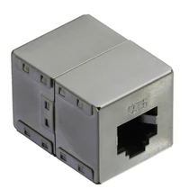 RJ45 COUPLER SHIELDED CAT 6/CLASS E