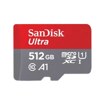 SANDISK 215424, MICROSD ULTRA ANDROID KÁRTYA 512GB, 150MB / s, A1, Class 10, UHS-I