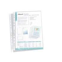 REXEL Genotherm, lefűzhető, A4, 50 mikron, víztiszta, REXEL Rexel