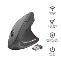 TRUST Vezeték nélküli függőleges ergonomikus egér 22879, Verto Ergonomic Wireless Mouse