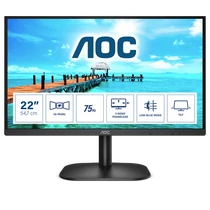 AOC VA monitor 21.5" 22B2H / EU, 1920x1080, 16:9, 250cd / m2, 4ms, 75Hz, HDMI / D-Sub