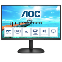 AOC VA monitor 21.5" 22B2H / EU, 1920x1080, 16:9, 250cd / m2, 4ms, 75Hz, HDMI / D-Sub