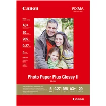 Canon PP-201 II Plus 265g A3+ 20db Fényes Fotópapír
