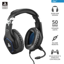 TRUST Mikrofonos fejhallgató PS4™-hez 23530, GXT 488 Forze PS4 Gaming Headset PlayStation® official licensed product Trust