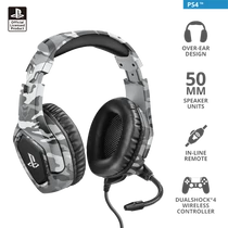 TRUST Mikrofonos fejhallgató PS4™-hez 23531 (GXT 488 Forze PS4 Gaming Headset PlayStation® - grey) Trust