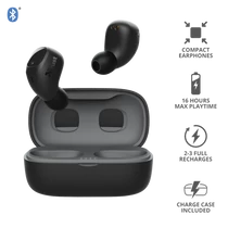 TRUST Bluetooth vezetékmentes fülhallgató 23555 (Nika Compact Bluetooth Wireless Earphones - black) Trust