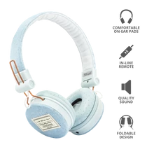 TRUST Fejhallgató 23610 (Fyber Headphones - light denim) Trust