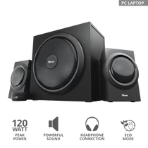 TRUST Mélyhangsugárzós 2.1 hangszórókészlet 23696 (Yuri 2.1 Speaker Set) Trust