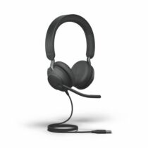 JABRA Fejhallgató - Evolve2 40 MS Teams Stereo Vezetékes, Mikrofon