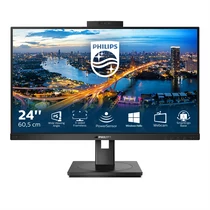 PHILIPS IPS monitor 23.8" 242B1H, 1920x1080, 16:9, 250cd / m2, 4ms, 75Hz, D-Sub / DVI-D / DP / HDMI / 4xUSB, hangszóró, webkamera