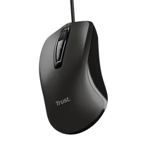 TRUST Basics Vezetékes optikai egér 24657 (Wired Optical Mouse-black) Trust