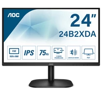 AOC IPS monitor 23,8" 24B2XDA, 1920x1080, 16:9, 250cd / m2, 4ms, 75Hz, HDMI / DVI / VGA / Audio, AdaptiveSync