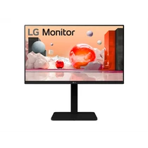 LG IPS monitor 23.8" 24BA550-B, 1920x1080, 16:9, 250cd / m2, 5ms, VGA / /HDMI / DisplayPort / 3xUSB, áll. mag.,Pivot, hangszóró LG