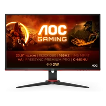 AOC Gaming 165Hz VA monitor 23.8" 24G2SAE / BK, 1920x1080, 16:9, 350cd / m2, 1ms, 2xHDMI / DisplayPort, hangszóró AOC