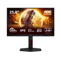 AOC IPS Gaming monitor 23,8" 24G4ZR 1920x1080, 16:9, 300cd / m2, 1ms, DisplayPort / 2xHDMI, 260 Hz, áll.mag.,pivot AOC