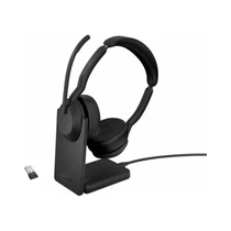 JABRA Fejhallgató - Evolve2 55 UC Stereo Bluetooth Vezeték Nélküli, Mikrofon + Töltő állomás Jabra