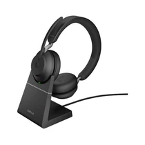 JABRA Fejhallgató - Evolve2 65 UC USB-C Bluetooth Vezeték Nélküli, Mikrofon + Töltő állomás Jabra