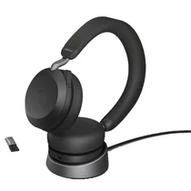 JABRA Fejhallgató - Evolve2 75 Stereo Vezeték Nélküli, Mikrofon + Töltő állomás Jabra